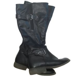 Route 66 black leather boots